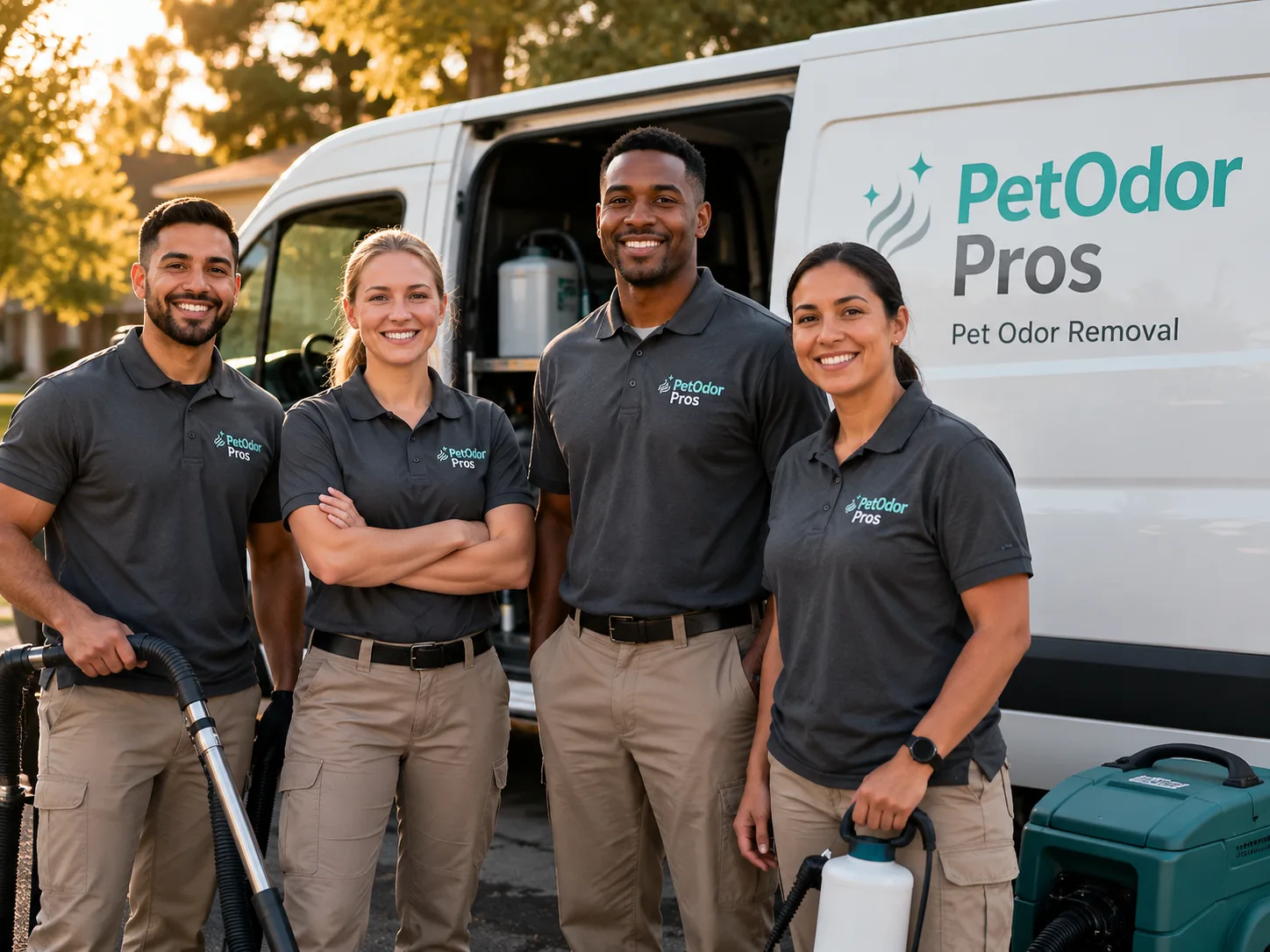 Pet Odor Removal team serving Portland, PA